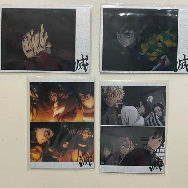 [BUNJANG] Demon Slayer: Kimetsu no Yaiba Highlight Pick Card Tomioka Giyu Bundle Set (4 Types) / [4종 일괄] 귀멸의칼날 하이라이트 픽 카드 토미오카 기유