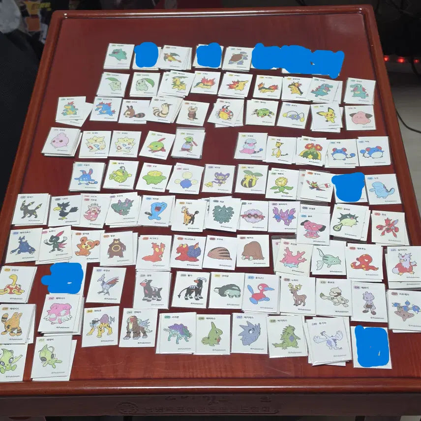 [BUNJANG] Pokemon Sticker - Gen 2 (3-Digit & 4-Digit) / 포켓몬 띠부씰 2세대 3자리&4자리 팝니다