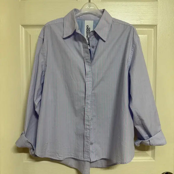 [BUNJANG] Lucky Chouette Striped Shirt / 럭키슈에트 셔츠