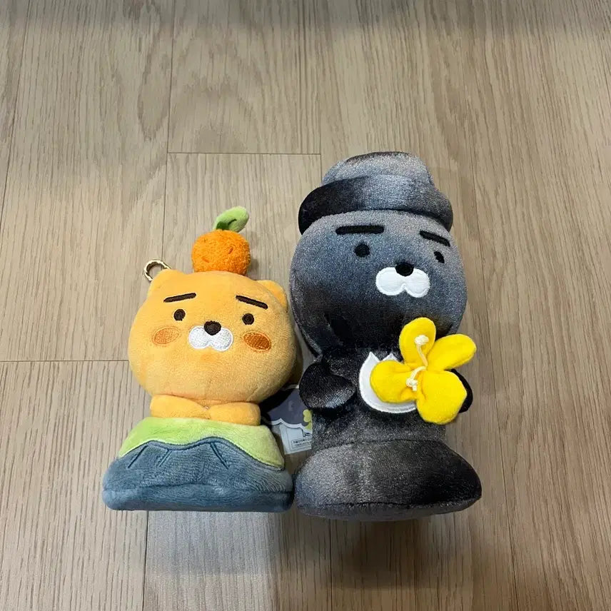 [BUNJANG] Jeju Lion Harubang Plush Doll & Seongsan Ilchulbong Keyring Bundle Set / 제주 라이언 하르방 인형, 성산일출봉 키링 일괄