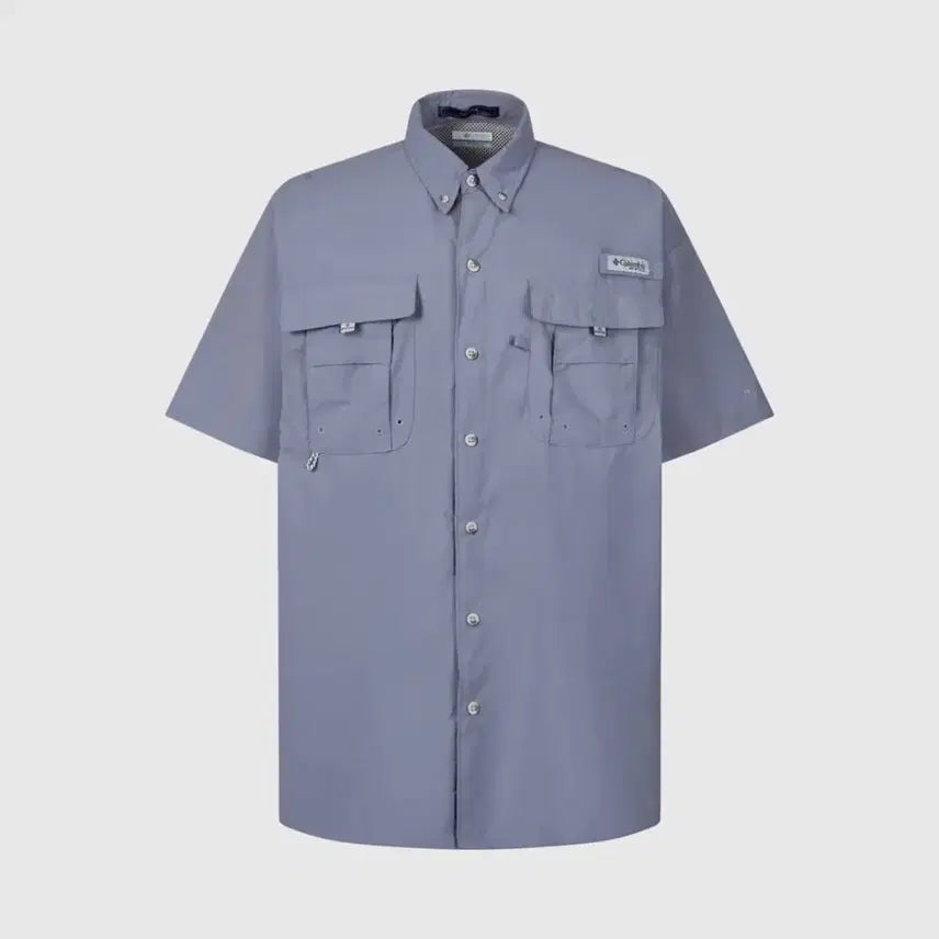 [BUNJANG] Columbia PFG Bahama II Short Sleeve Shirt Blue / 컬럼비아 PFG 바하마 II 반팔 셔츠 새상품