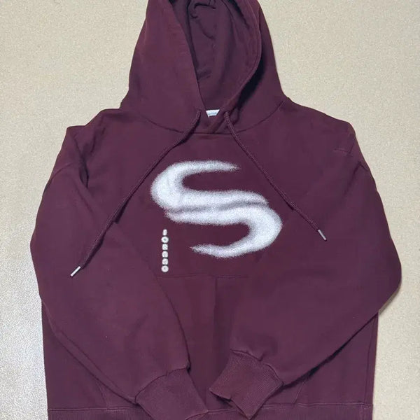 [BUNJANG] Sorano Hoodie Burgundy / 소라노 후드티 버건디