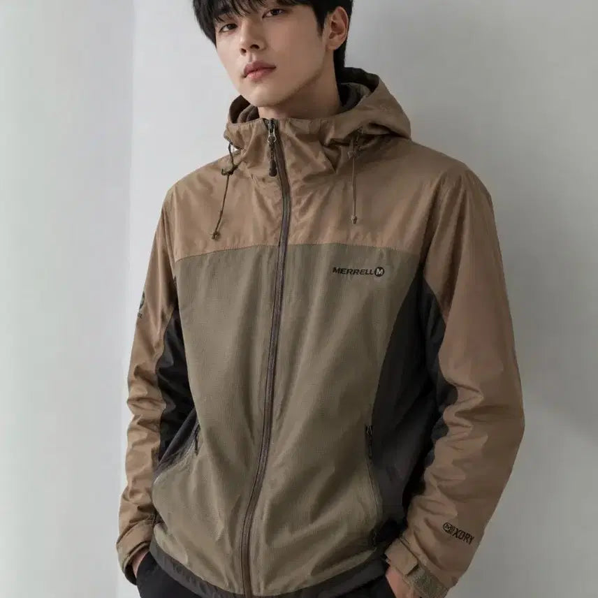 [BUNJANG] Merrell XDRY Hooded Zip-Up Jacket Beige / A급/남95/메렐 XDRY 후드집업자켓 베이지