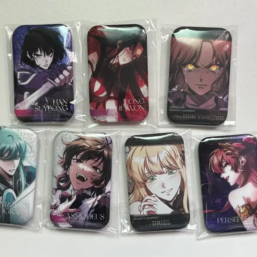 [BUNJANG] Omniscient Reader's Viewpoint Shanghai Random Square Pin Set / 전지적 독자 시점 상하이 랜덤 캔뱃지