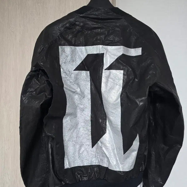 [BUNJANG] Boris Bidjan Saberi Oil Coated Leather Jacket / 11 Boris Bidjan Saberi 보리스비잔사베리 가죽 릭오웬스