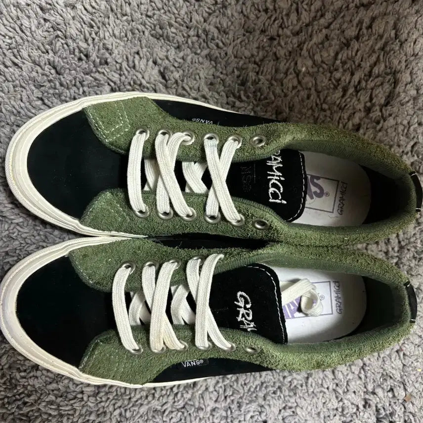 [BUNJANG] Vans x Gramicci Lambpin 86 DX Black Olive Sneakers / 반스 x 그라미치 램핀 86 DX 블랙 올리브 250