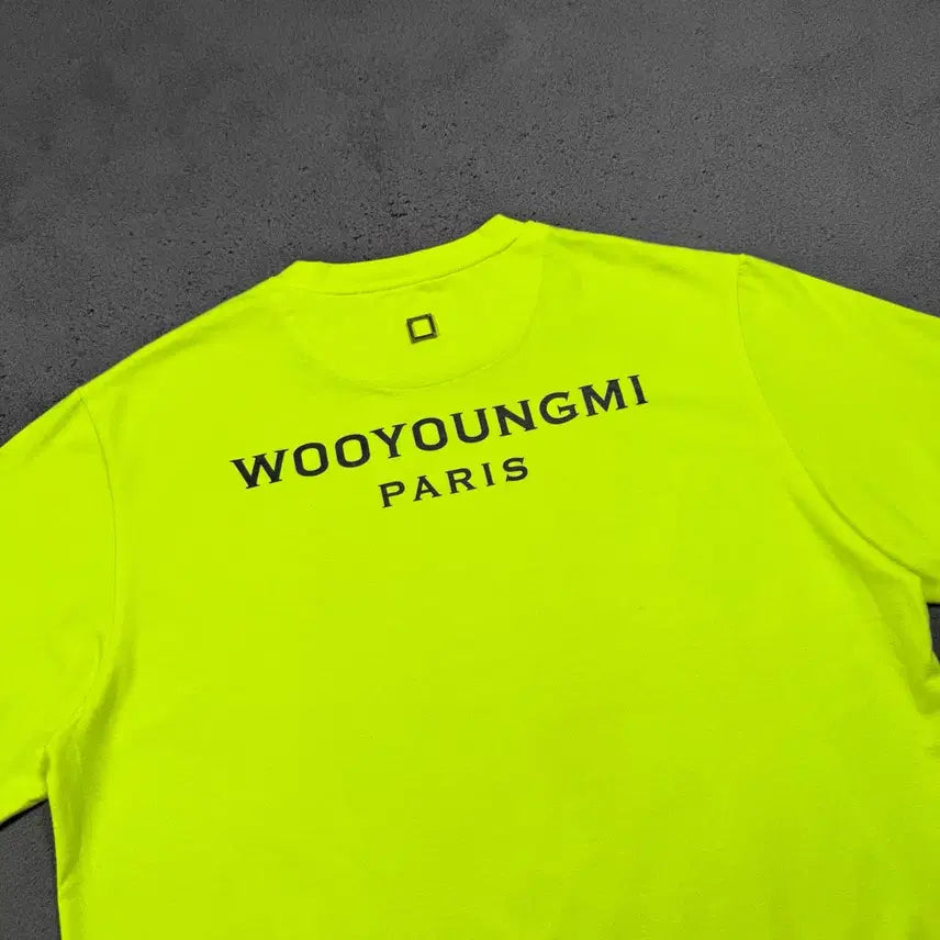 [BUNJANG] Wooyoungmi Back Logo Short Sleeve T-Shirt Size 46 / WOOYOUNGMI 우영미 백로고 반팔