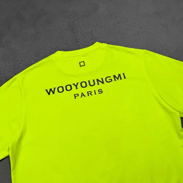 [BUNJANG] Wooyoungmi Back Logo Short Sleeve T-Shirt Size 46 / WOOYOUNGMI 우영미 백로고 반팔
