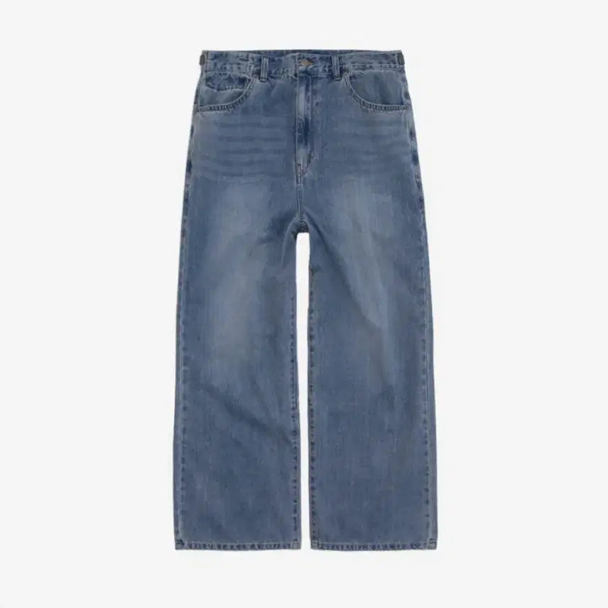 [BUNJANG] Politeru Goshima Denim Pants Washed Blue / [1] 폴리테루 고시마 데님 팬츠 워시드 블루 (슬럽 블루)
