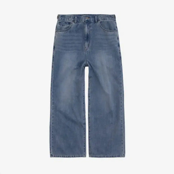 [BUNJANG] Politeru Goshima Denim Pants Washed Blue / [1] 폴리테루 고시마 데님 팬츠 워시드 블루 (슬럽 블루)