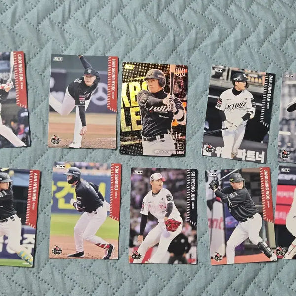 [BUNJANG] KT Wiz 2026 KBO Baseball Cards Set (14 Cards) / kbo 2026 kt 위즈  카드 교환가능