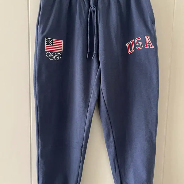 [BUNJANG] Gap USA Flag Patch Training Jogger Pants / 갭 USA 성조기 패치 트레이닝 조거 팬츠 32~34사이즈