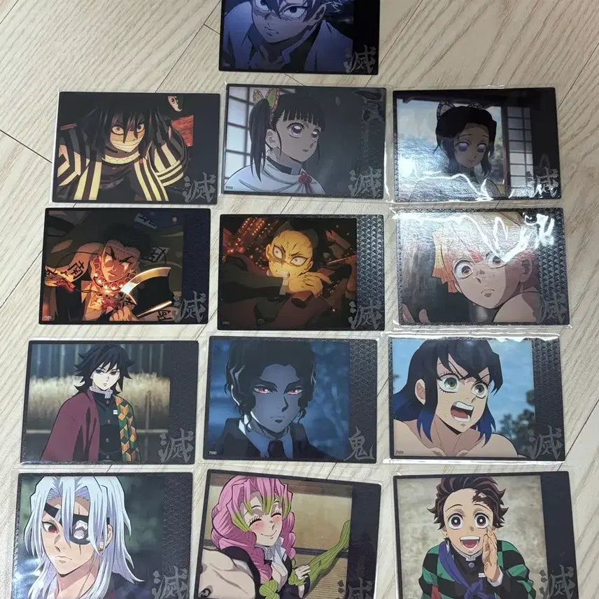 [BUNJANG] Demon Slayer: Kimetsu no Yaiba Parallel Collecting Cards Set (13 Types) / 귀멸의칼날 콜렉팅카드 페러렐 13종 일괄