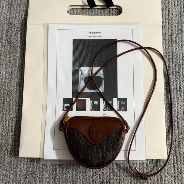 [BUNJANG] Saint Laurent Heart Monogram Mini Chyc Bag / (상태최상) 입생로랑 하트 모노그램 미니 꾀르백