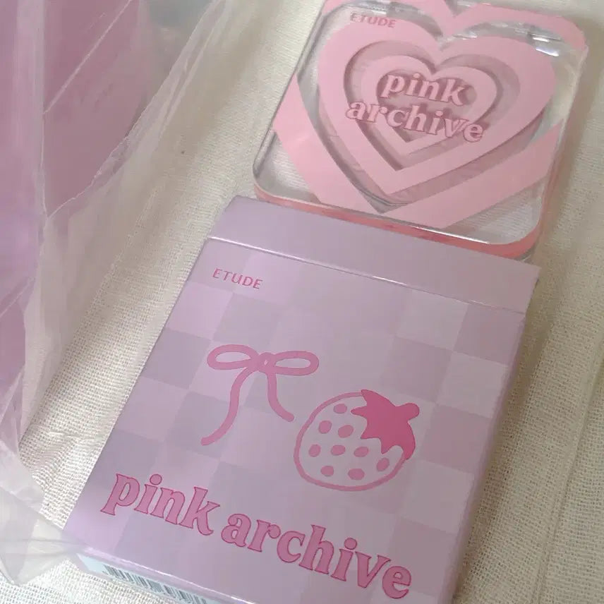 [BUNJANG] Etude My Favorite Archive Pink Archive Blusher + Pouch / 에뛰드 마이페이브아카이브 핑카이브 블러셔 + 파우치