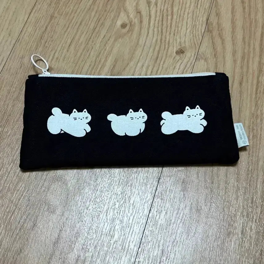 [BUNJANG] Cat Print Pencil Case / 영풍문고 고양이 필통