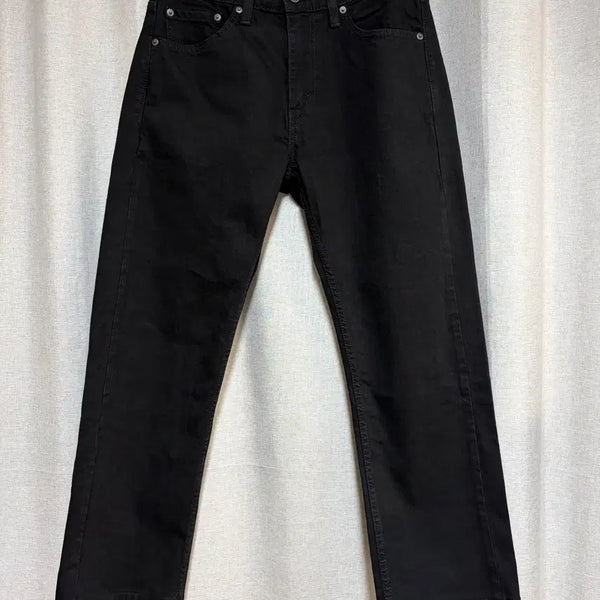 [BUNJANG] Levi's 505 Regular Straight Black Denim Pants (W30) / 리바이스 505 레귤러 스트레이트 블랙 데님 팬츠 (W30)