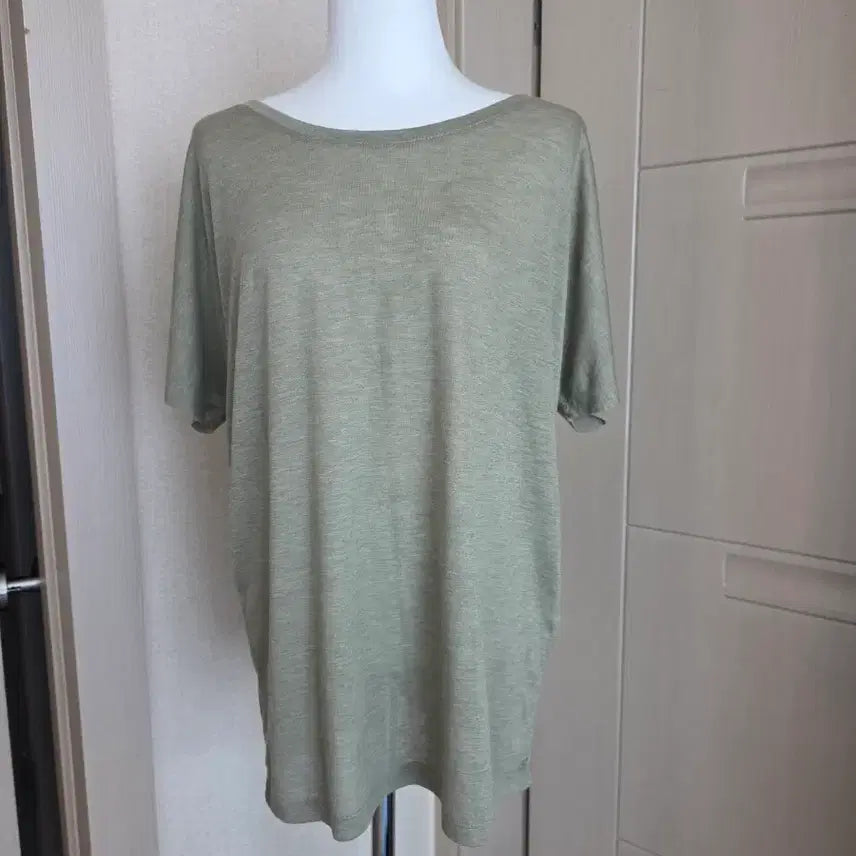 [BUNJANG] Forever 21 Olive Green Soft Stretch Basic Top (New) / 포에버21 상의 (새상품