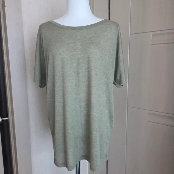 [BUNJANG] Forever 21 Olive Green Soft Stretch Basic Top (New) / 포에버21 상의 (새상품
