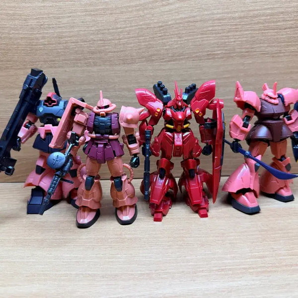 [BUNJANG] G Frame Char's Counterattack Mobile Suit Set / g프레임 샤아전용기 4대 팝니다