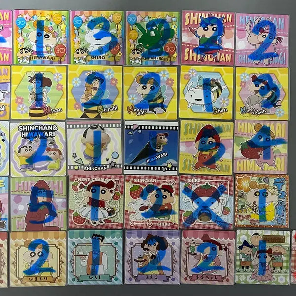 [BUNJANG] Crayon Shin-chan Chocobi Seal Bundle Set / 짱구 초코비씰 일괄 판매