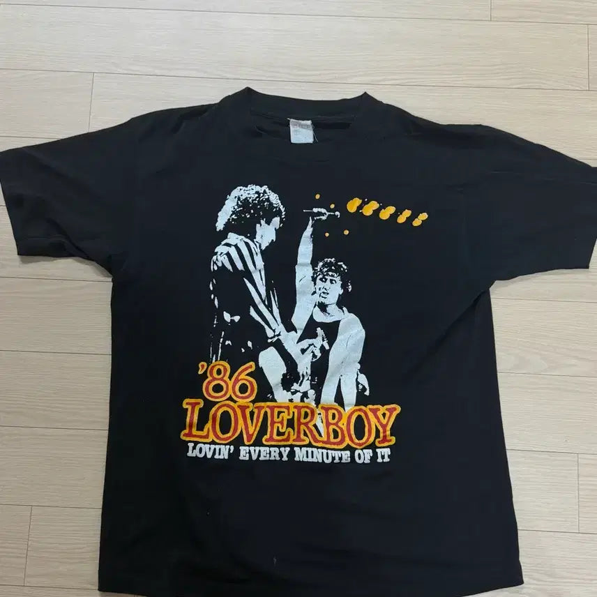 [BUNJANG] 90s Lover Boy Band T-Shirt / 90s Lover boy 러버보이 밴드티