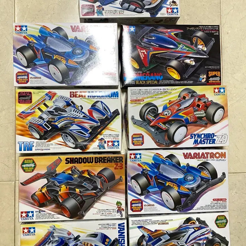 [BUNJANG] Tamiya Mini 4WD Classic Collection Bundle Set (10 pcs) / 타미야 미니카 우리는 챔피언 고전 쉐도우 브레이커 외 9종