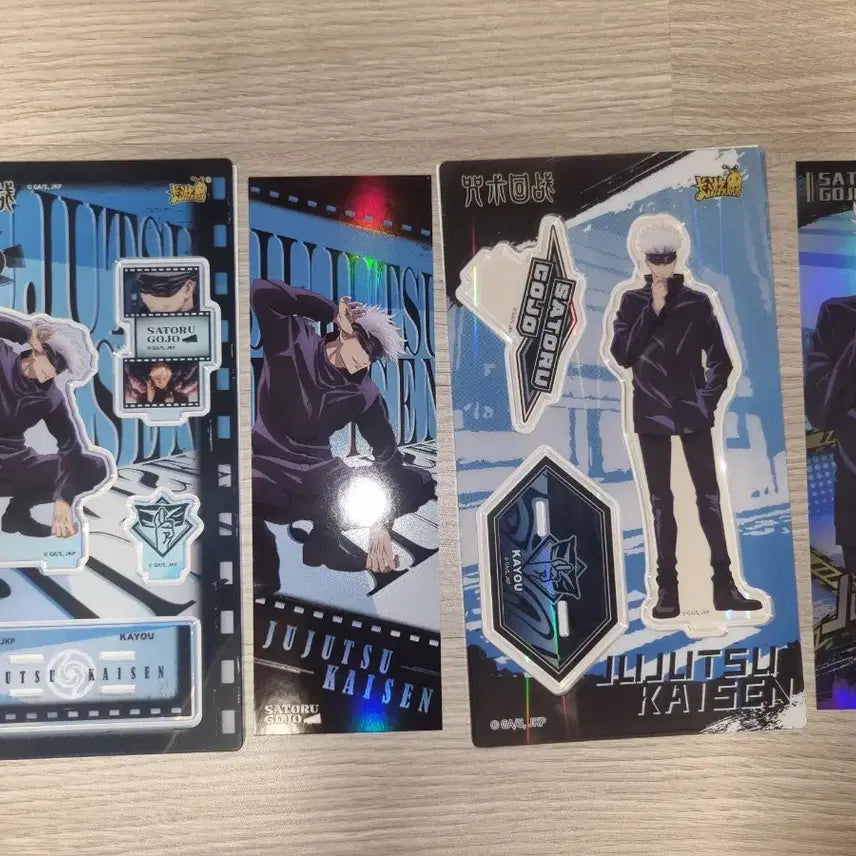 [BUNJANG] Jujutsu Kaisen Satoru Gojo & Students Acrylic Stand Set (5 Pieces) / [단순개봉] 고죠사토루 포함 아크릴스탠드 5개일괄