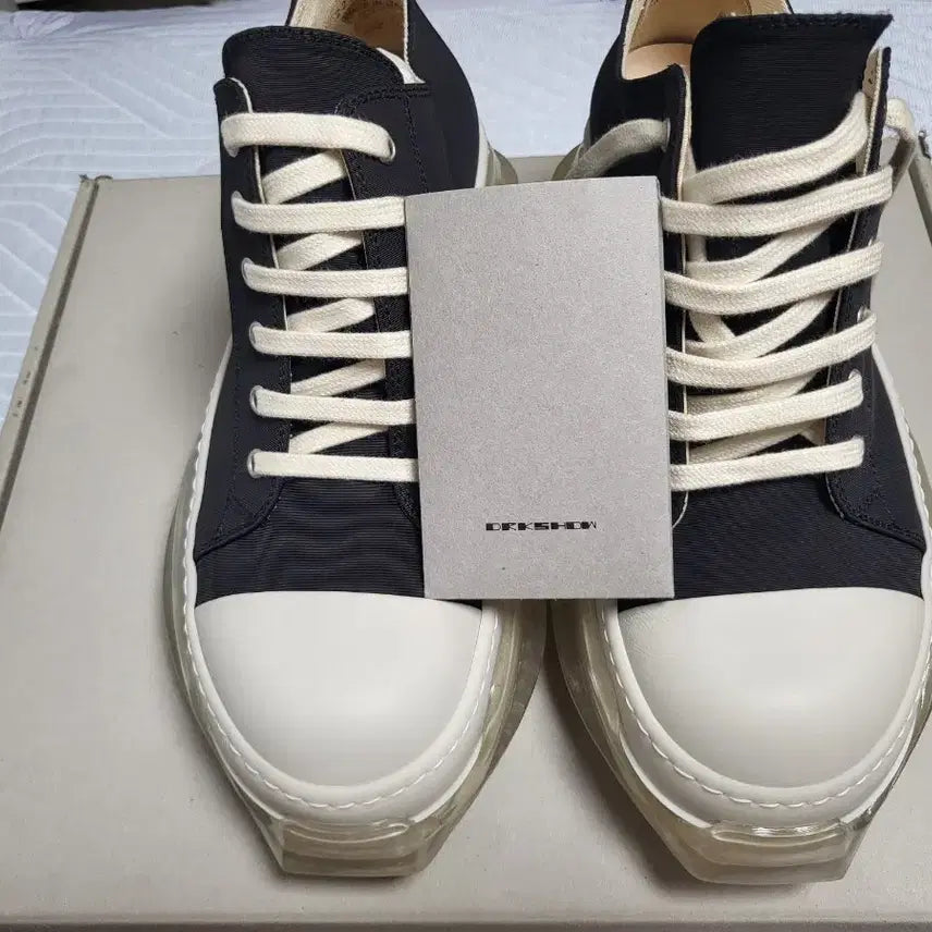 [BUNJANG] Rick Owens Abstract Ramones Low Sneakers / 릭오웬스 앱스트랙트 라몬즈 스니커즈 로우