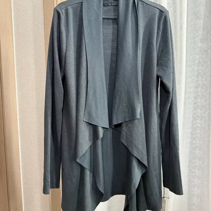 [BUNJANG] Charrure Open Long Cardigan Charcoal Gray / 샤르르 오픈 롱가디건 그레이 롱 가디건