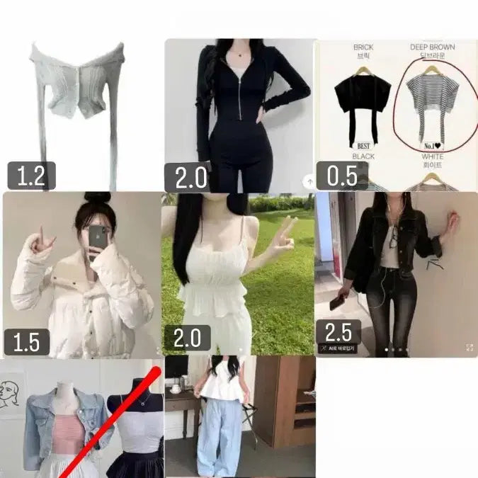 [BUNJANG] Summer Clothing Bundle / 여름 옷 팔아용 에이블리 지그재그 교신도 가능