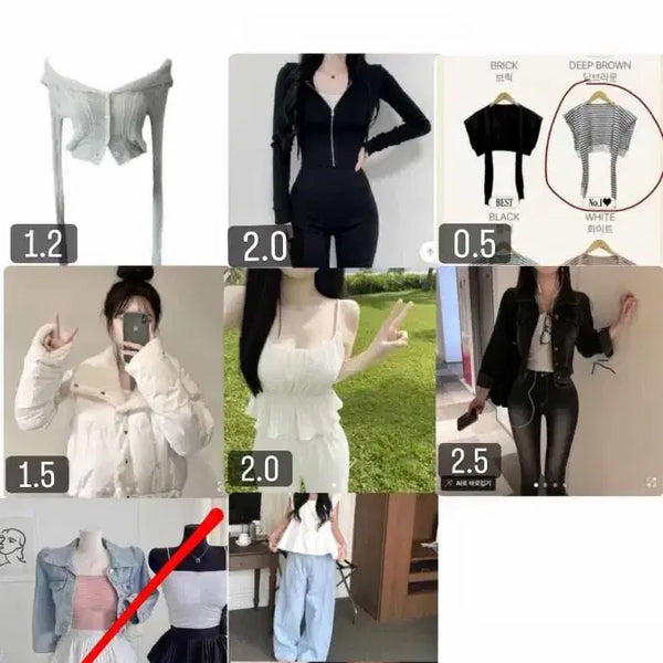 [BUNJANG] Summer Clothing Bundle / 여름 옷 팔아용 에이블리 지그재그 교신도 가능