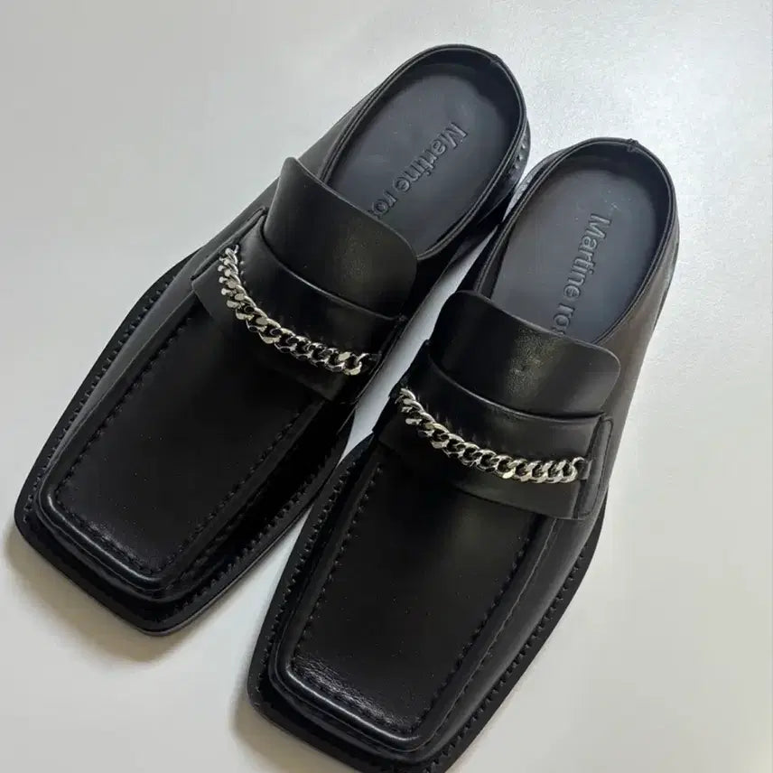 [BUNJANG] Martine Rose Square Toe Chain Mules / (마틴로즈) 스퀘어토 뮬 36