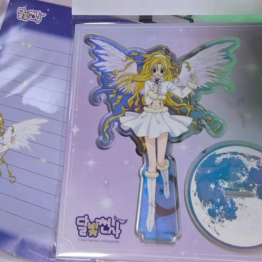 [BUNJANG] Moonlight Angel Acrylic Stand & Letter Set Special Edition / 반값택포 40,000) 달빛천사 아크릴 + 편지지 특전