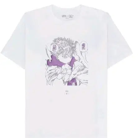 [BUNJANG] Uniqlo UT Jujutsu Kaisen Gojo Short Sleeve T-Shirt White XL / 유니클로 UT 주술회전 티셔츠 화이트 xl