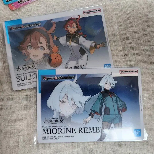 [BUNJANG] Mobile Suit Gundam: The Witch from Mercury Wafer Visual Art Card Set - Aerial & Suletta Mercury, Miorine Rembran / 수성의 마녀 웨하스 비주얼 아트 카드 2종 슬레타 미오리네