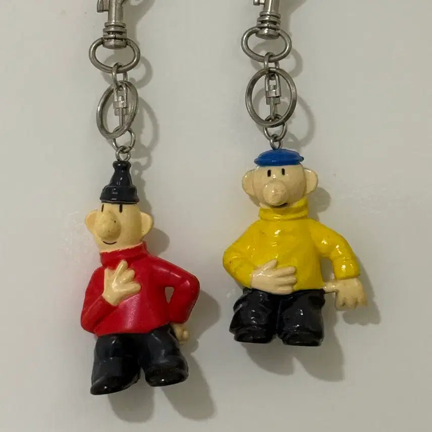 [BUNJANG] Pat & Mat Vintage Keychain Set / (빈티지)패트와매트 키링