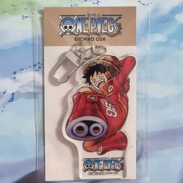 [BUNJANG] One Piece Luffy Aladdin Acrylic Keyring / 원피스 루피 알라딘 아크릴 키링 에그헤드