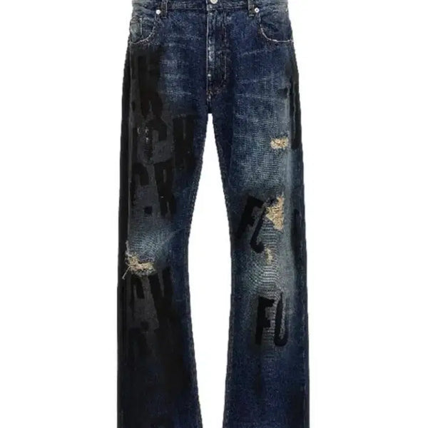 [BUNJANG] Alyx Graphic Detail Denim Pants Size S / 알릭스 그래픽 디스 데님 팬츠 S 1회착