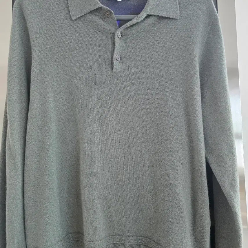 [BUNJANG] MAN ON THE BOON Cashmere 100% Long Sleeve T-Shirt L / 맨온더분 캐시미어100% MAN ON THE BOON 긴팔 티셔츠 L