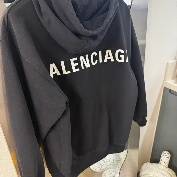[BUNJANG] Balenciaga Back Logo Hoodie / 발렌시아가 백로고 후드