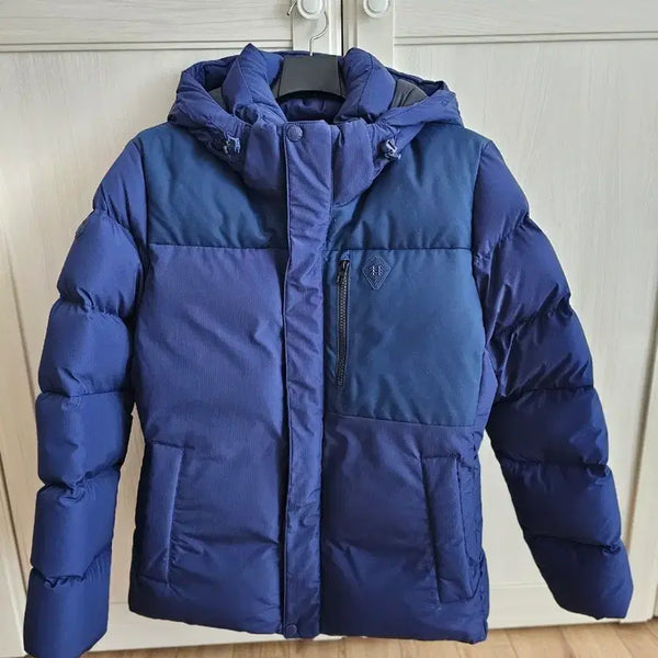 [BUNJANG] Kolon Sport Women's Down Padded Jacket Navy 100 / 코오롱 여성 다운패딩 네이비 100