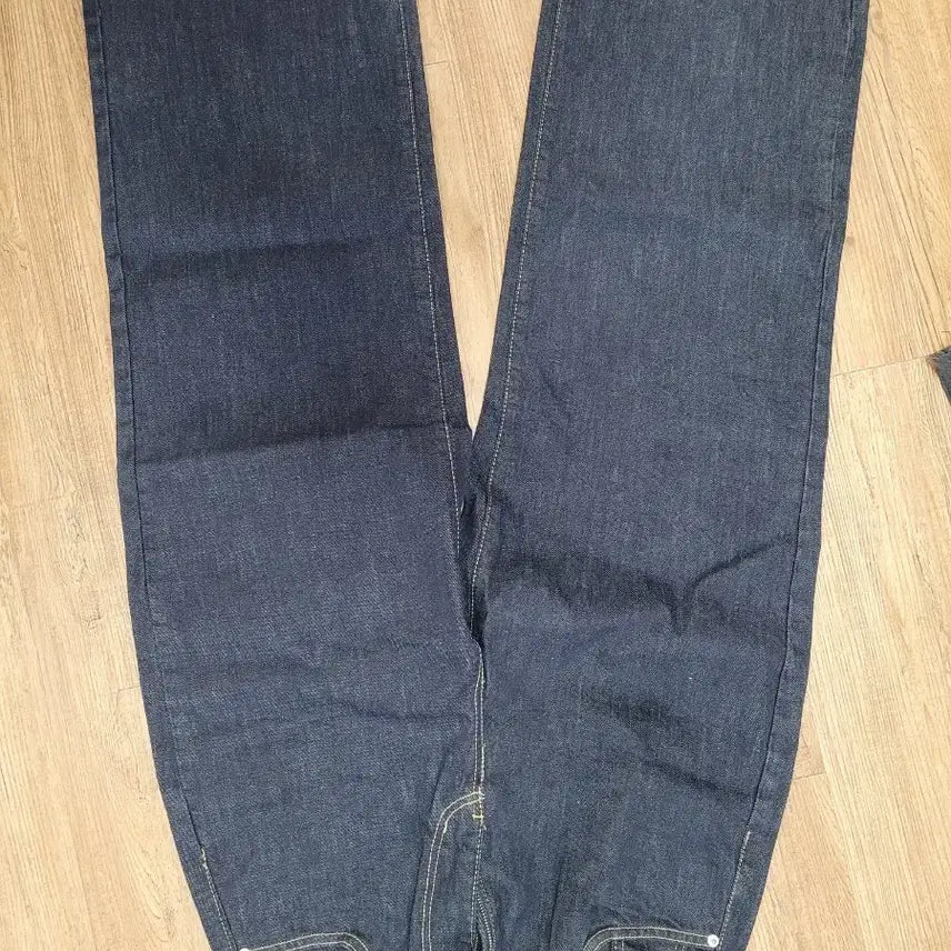 [BUNJANG] Ninth Story Straight Fit Dark Wash Denim Pants / 나인스토리 진청 데님 팬츠