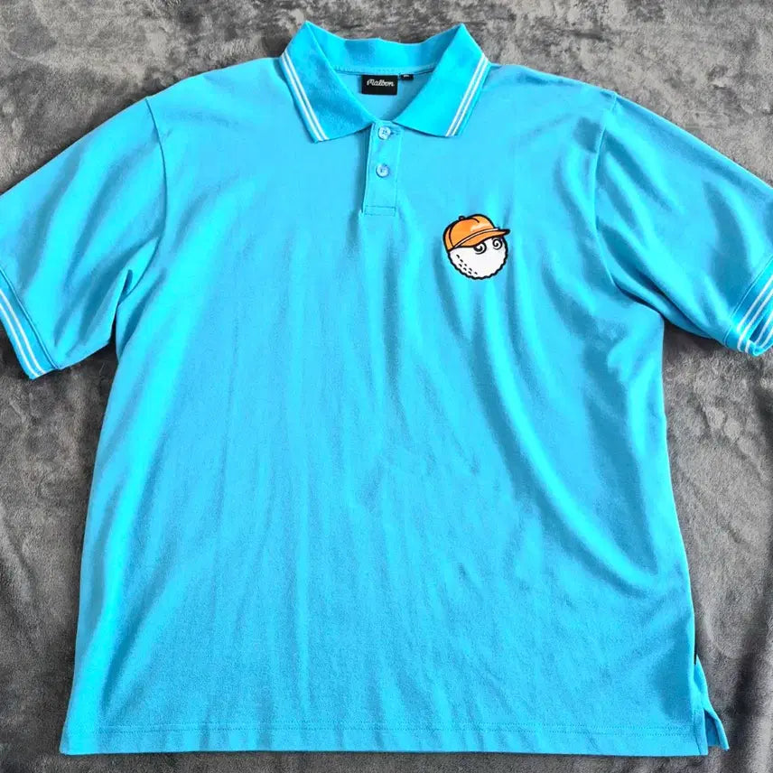 [BUNJANG] Malbon Golf Men's Bucket Pique T-Shirt Sky Blue (L, 2XL) / [정품]말본골프 남성 버킷 피케 티셔츠 24년식 스카이블루(L, 2XL)
