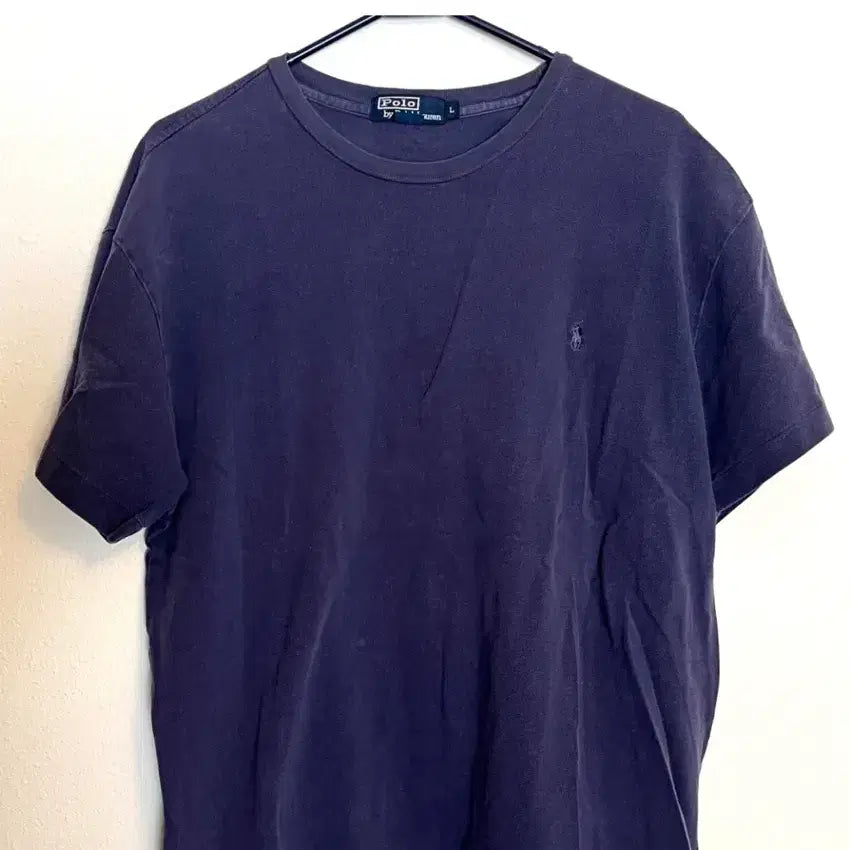 [BUNJANG] Polo Ralph Lauren Navy Heavyweight Waffle PK T-Shirt L / 폴로 랄프로렌 네이비 반팔 티셔츠 L PK원단 헤비웨이트 와플