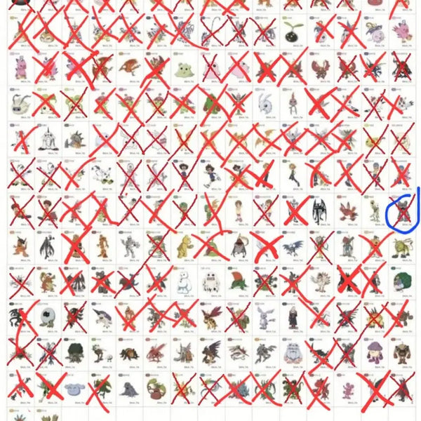[BUNJANG] Digimon Bread Sticker Collection (58 Variants) - Bundle Set Available / 디지몬빵 띠부씰 58종/일괄시 2.5