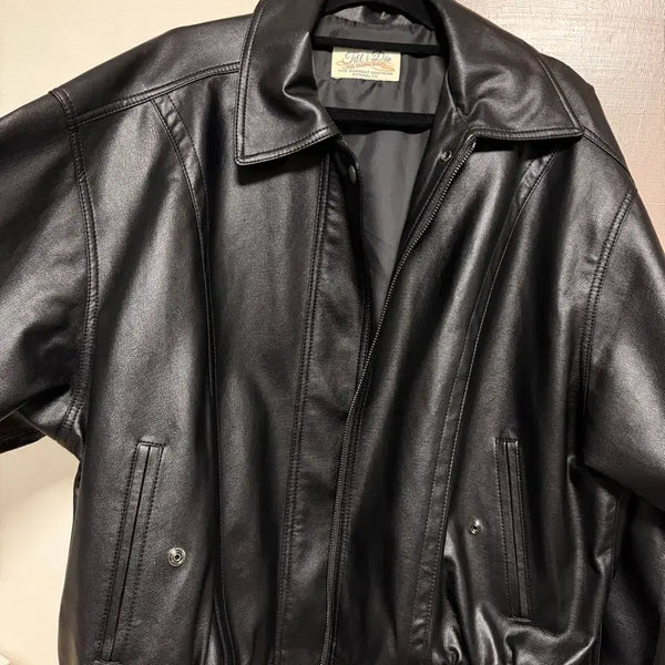 [BUNJANG] TILLIDIE Black Leather Jacket / 틸아이다이 레더자켓