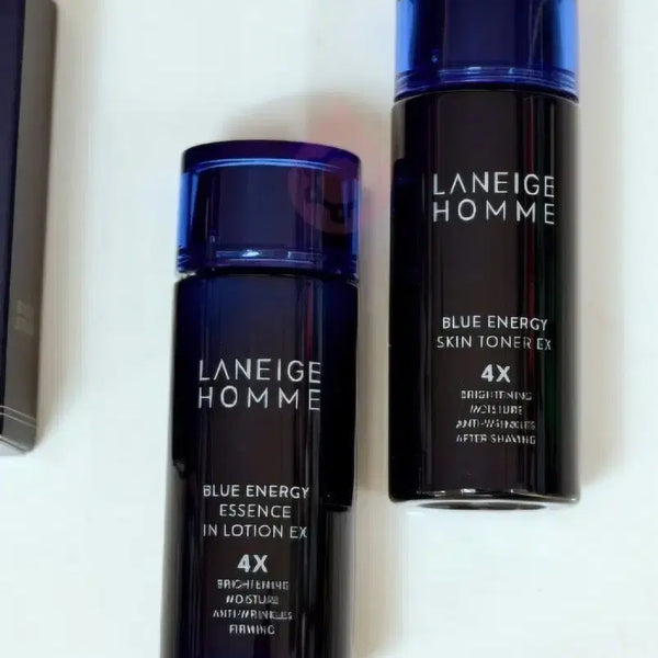 [BUNJANG] Laneige Homme Blue Energy Basic Skincare Set (2 Items x 200ml) / 라네즈옴므 블루에너지옴므 기초2종 x 200ml