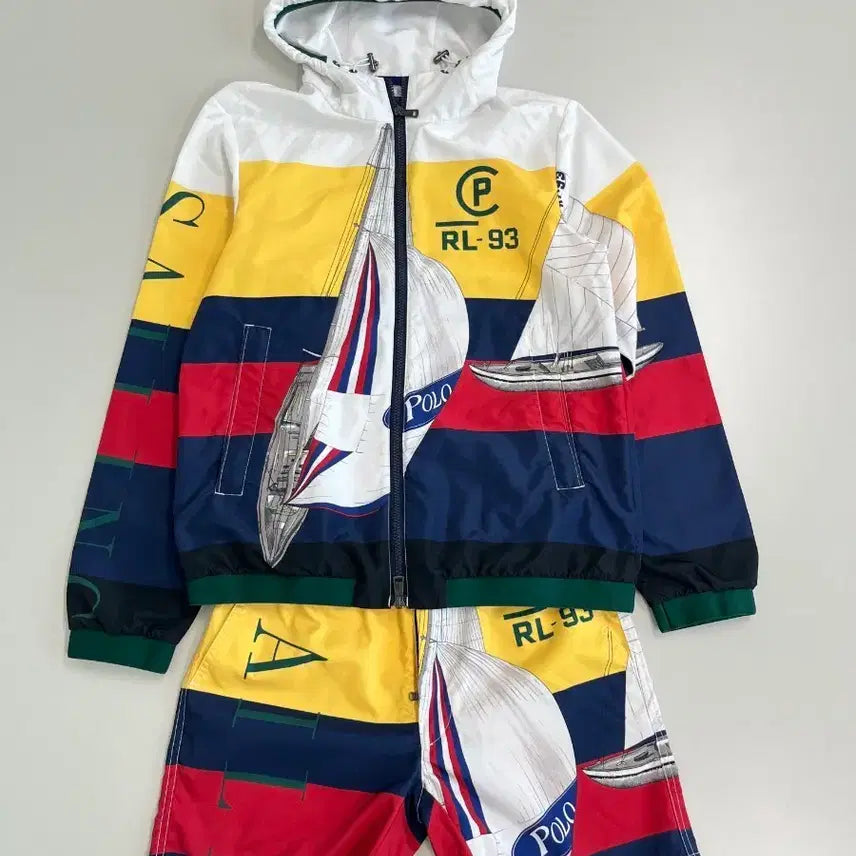 [BUNJANG] Polo Ralph Lauren CP-93 Limited Edition Sailing Collection Hoodie & Shorts Set / [정품] 폴로랄프로렌 cp-93 한정판 세일링 컬렉션 후드 셋업