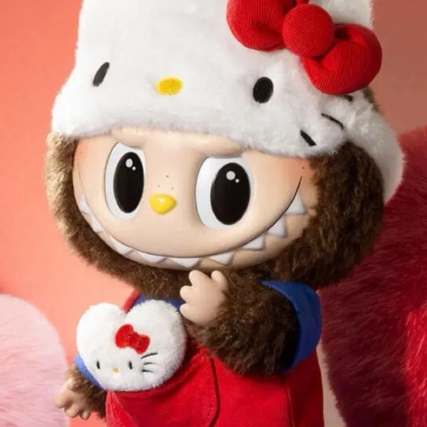 [BUNJANG] Labubu Hello Kitty Collaboration Plush Doll / 새상품 라부부 헬로키티 인형